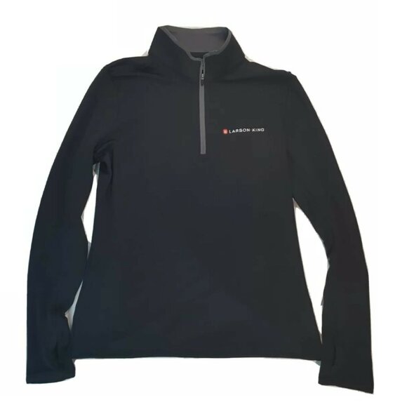 Nike Golf Women’s  Long Sleeve  Pullover Size Medium Black 1/4 Zip - Picture 2 of 6